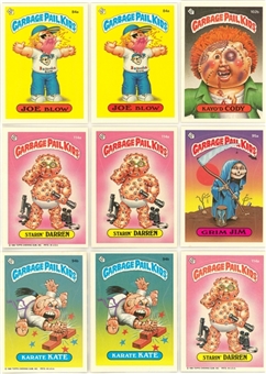 1986 Topps "Garbage Pail Kids" 3rd Series Unopened Wax Box (48 Packs) and High Grade Near Master Set (127/128)